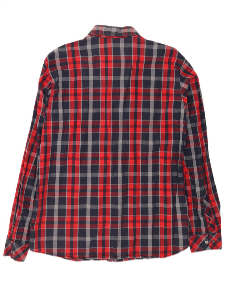 Camisa masculina Jack & Jones XL algodão xadrez multicolorido