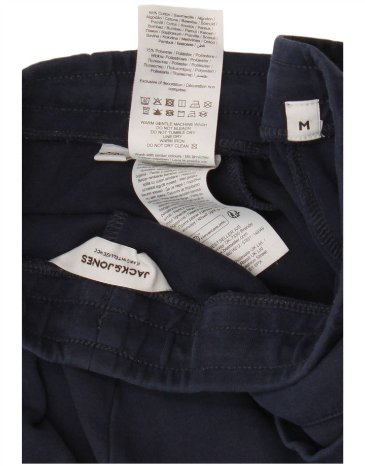 Calça de treino masculina Jack & Jones Joggers médio algodão azul marinho