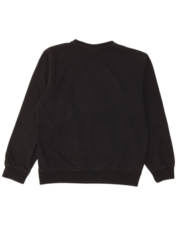 Champion moletom feminino jumper UK 12 médio algodão preto