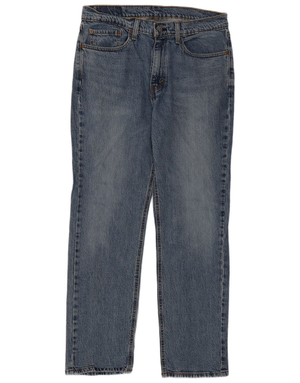 Levi's Masculino 541 Straight Jeans W34 L32 Azul Algodão