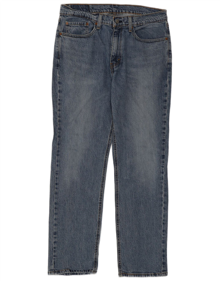 Levi's Masculino 541 Straight Jeans W34 L32 Azul Algodão