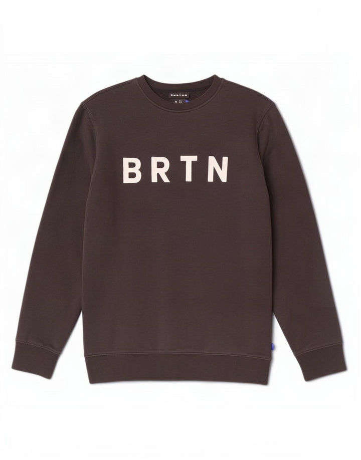 Suéter gráfico masculino Burton de algodão preto médio