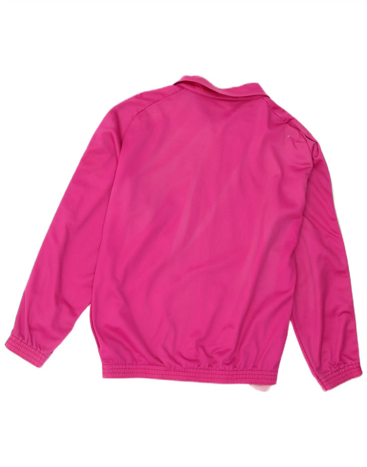 Jaqueta masculina vintage com agasalho gráfico pequeno rosa geométrico