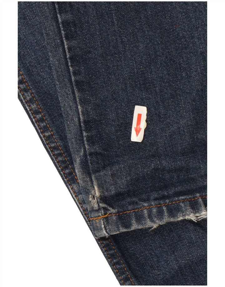 Wrangler Mens Jeans Reta W34 L33 Azul