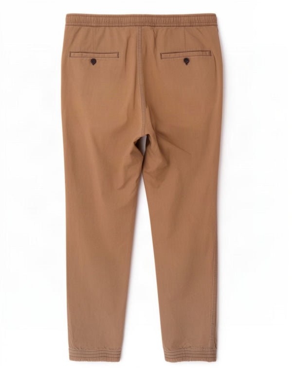 Calça jogger masculina Zara Chino médio W31 L27 algodão bege