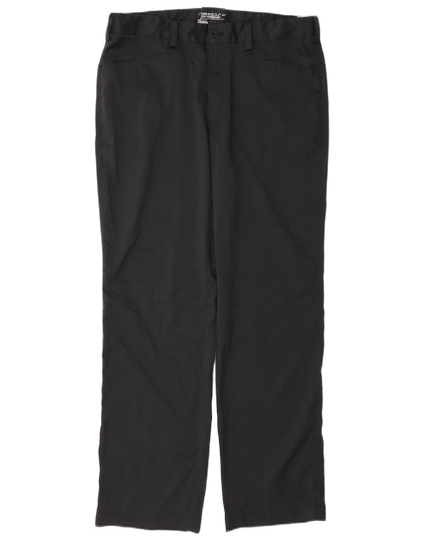 Calça Nike Mens Golf Straight Casual W34 L31 Azul Marinho Poliéster