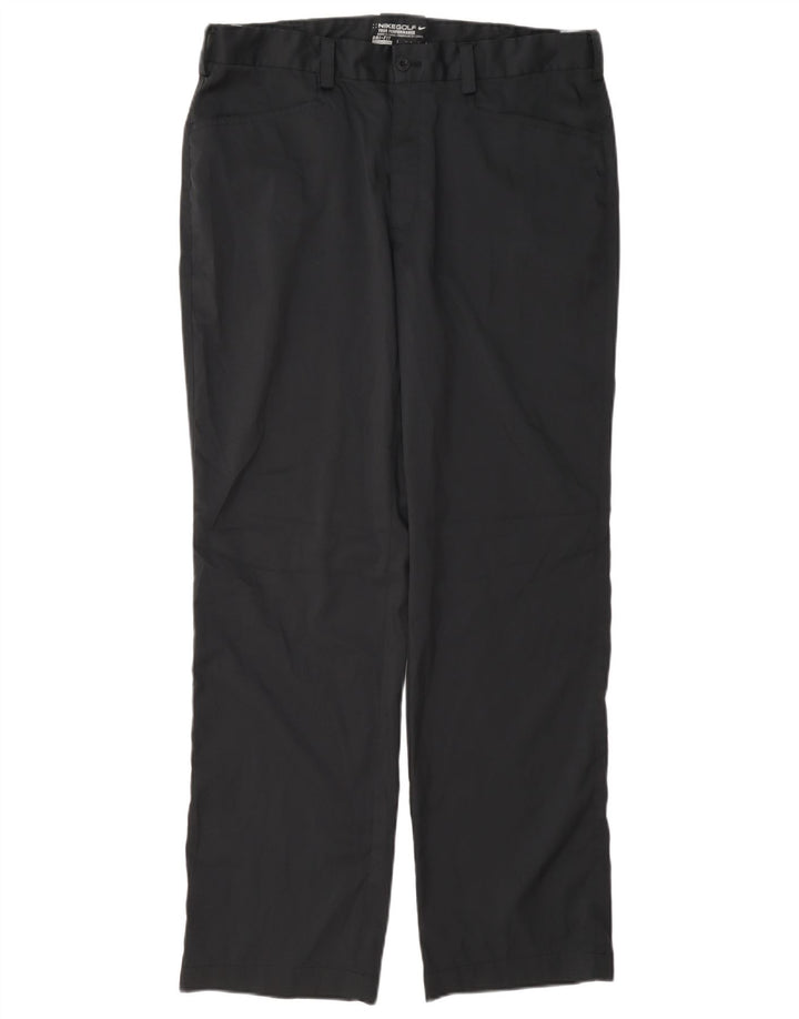 Calça Nike Mens Golf Straight Casual W34 L31 Azul Marinho Poliéster
