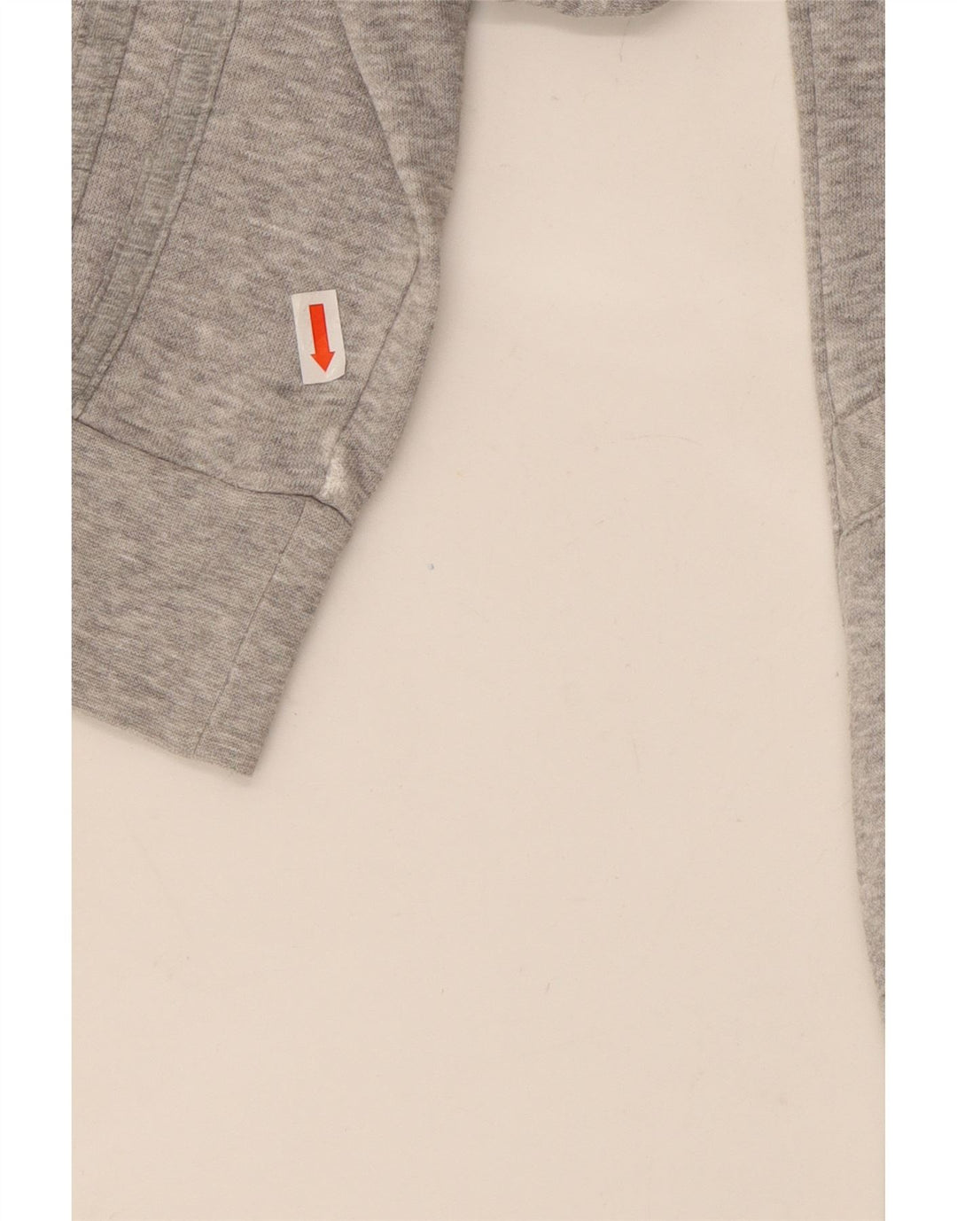 Jaqueta Adidas Feminina Graphic Tracksuit UK 8 Pequena Cinza Flecked Algodão