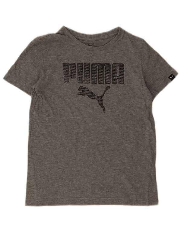 Top Puma Menino Graphic T-Shirt 11-12 Anos Cinzento