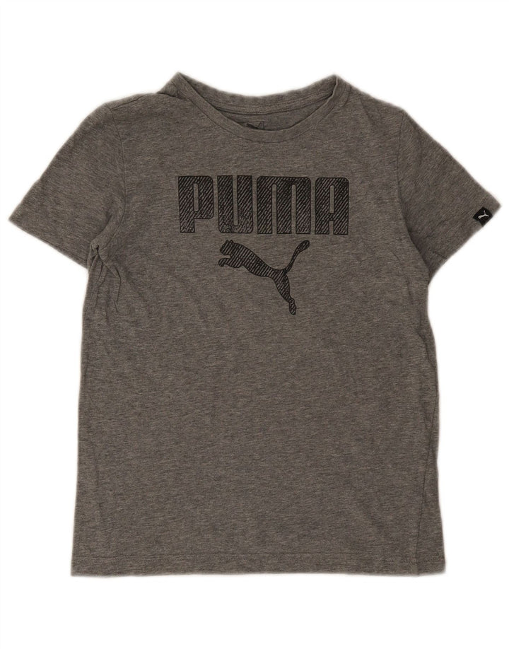Top Puma Menino Graphic T-Shirt 11-12 Anos Cinzento