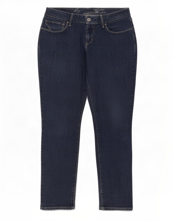Calça jeans feminina Bold Curve Skinny Levi's W32 L30 azul marinho algodão