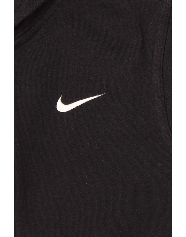 Suéter Nike feminino com capuz e zíper UK 12 médio preto