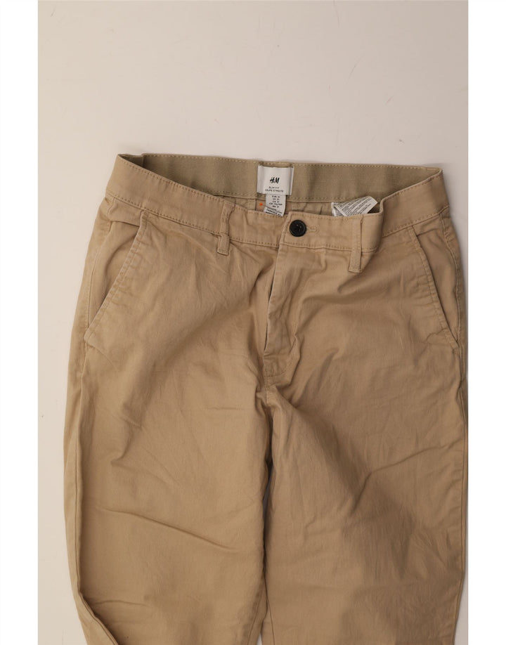 H&M Mens Slim Fit Chino Trousers W31 L28 Beige Cotton Vintage H&M and Second-Hand H&M from Messina Hembry 