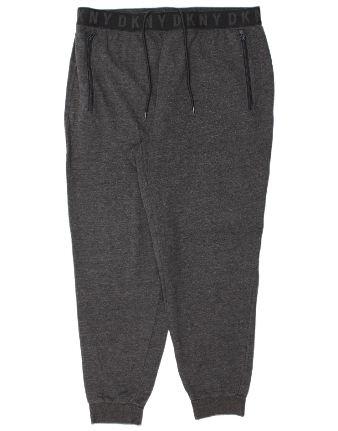 Calça de treino masculina DKNY Joggers XL cinza algodão