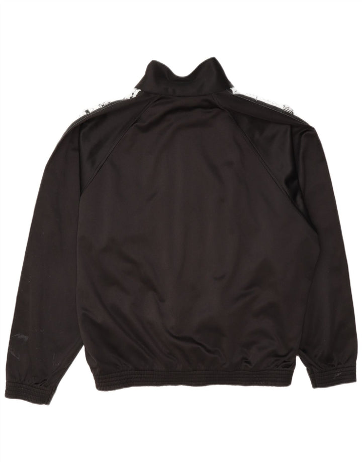 Jaqueta masculina de agasalho gráfico Champion médio preto colorblock