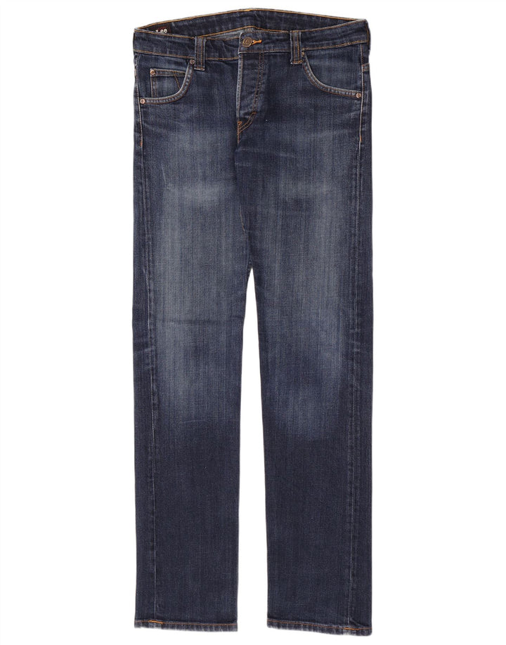 Lee Mens Powell Slim Jeans W32 L34 Azul Marinho Algodão