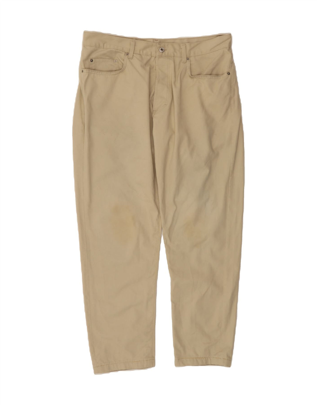 CASUCCI Mens Tapered Casual Trousers W38 L30 Beige Vintage Casucci and Second-Hand Casucci from Messina Hembry 