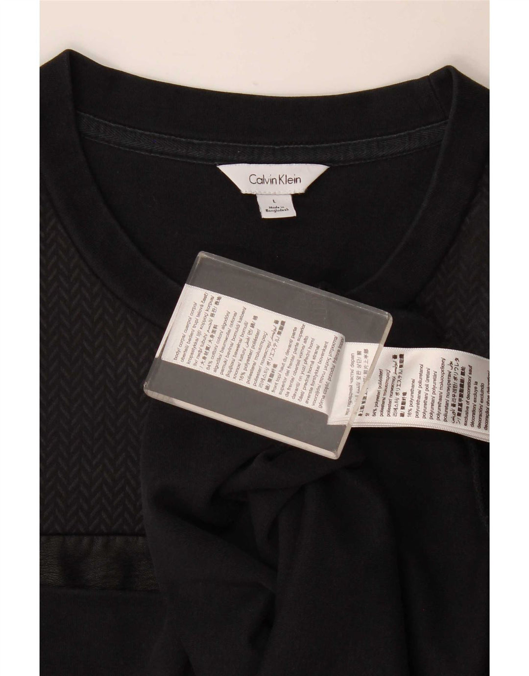 Calvin Klein moletom masculino jumper grande algodão preto