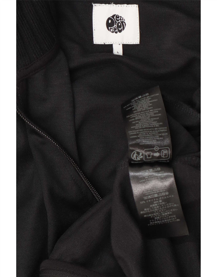 Poliéster preto consideravelmente verde do revestimento superior do fato de treino dos homens grande