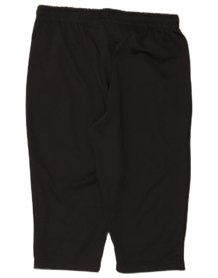 Kappa Mens Bermuda Sport Shorts Médio Preto Poliéster