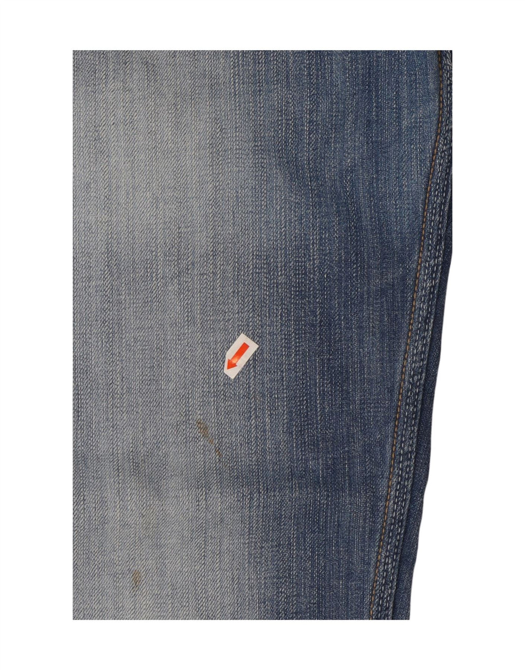 Guess Mens Straight Jeans W32 L29 Azul Algodão