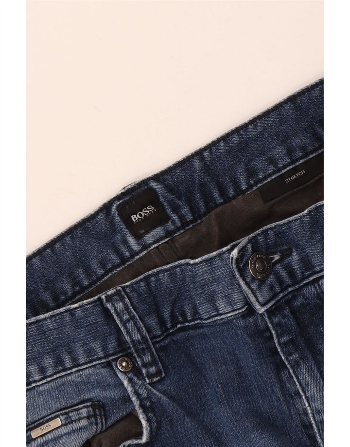 Hugo Boss Masculino Jeans Slim W34 L32 Azul
