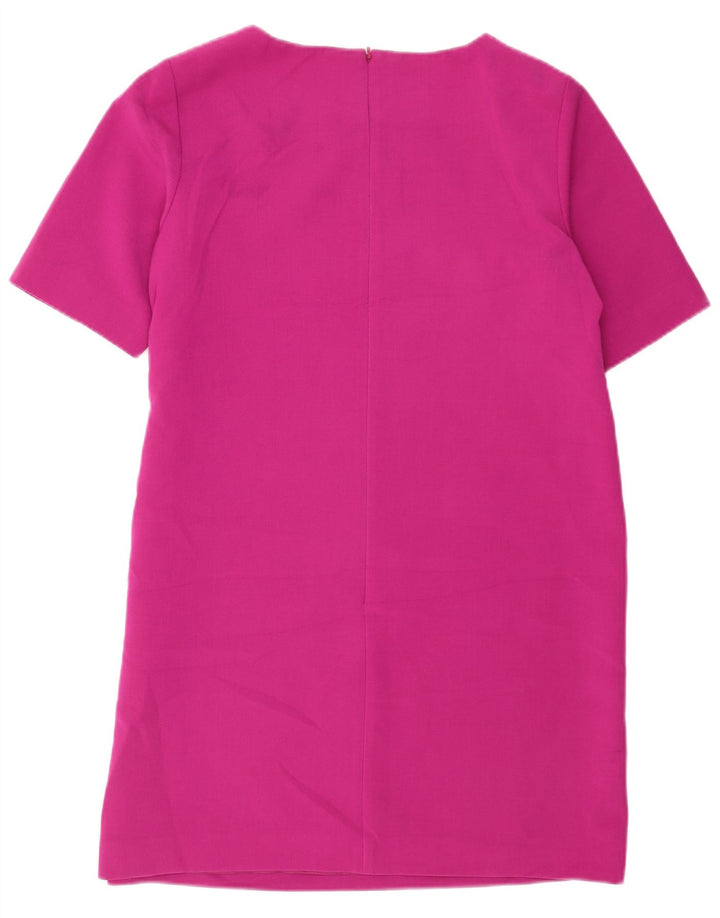 Vestido feminino Hobbs Shift UK 14 grande poliéster rosa