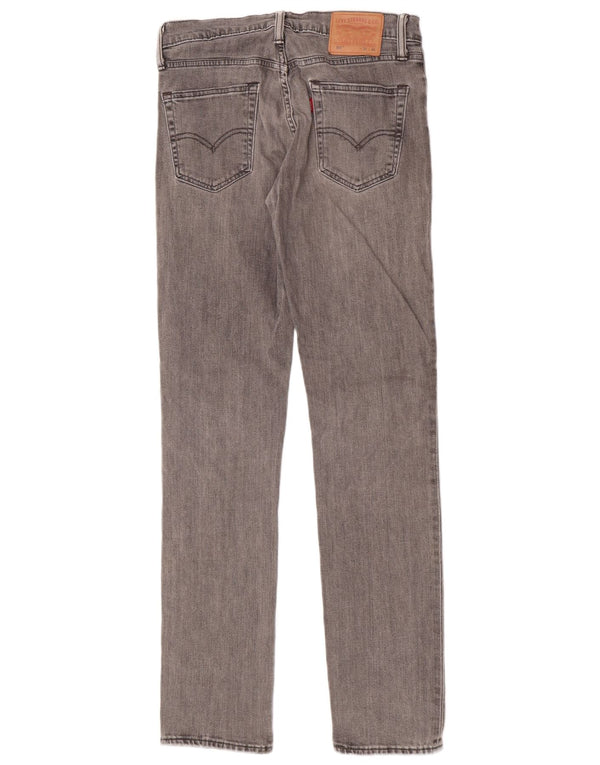 Calça Jeans Levis 511 Slim Masculina W31 L34 Cinza Algodão