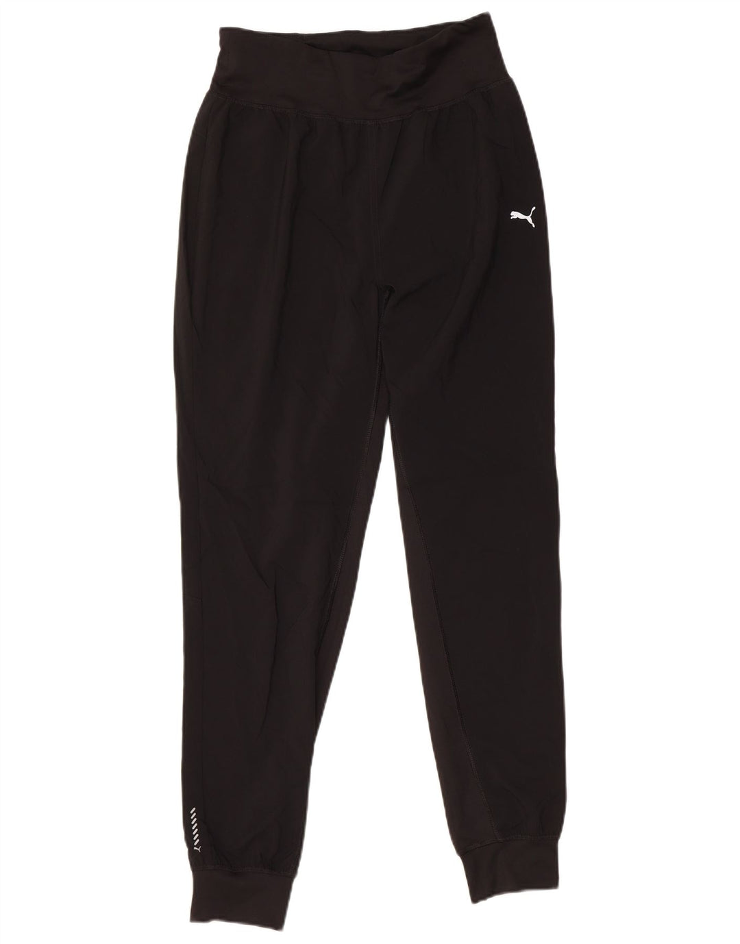 Calça de treino feminina PUMA Joggers UK 10 pequeno poliéster preto