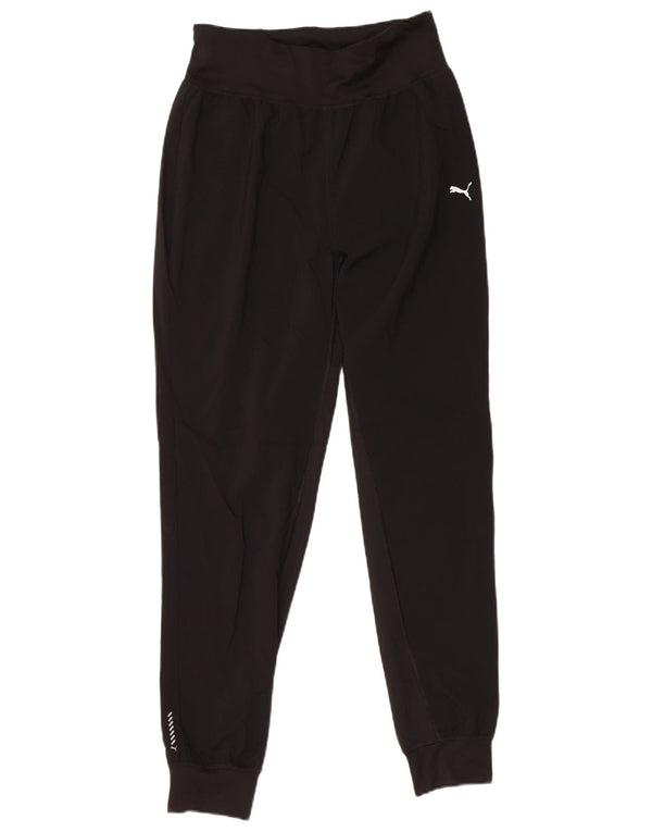 Calça de treino feminina PUMA Joggers UK 10 pequeno poliéster preto