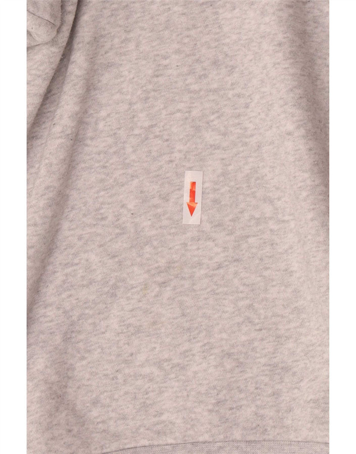Adidas feminino oversized moletom jumper reino unido 14 grande cinza algodão