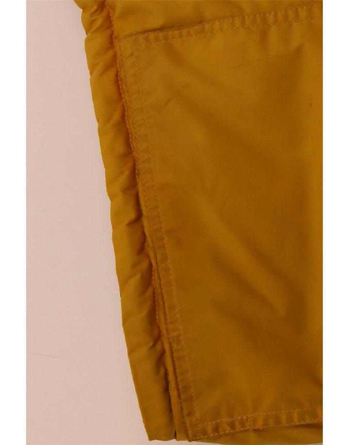 Jaqueta masculina acolchoada com capuz Edelweiss UK 40 poliéster amarelo grande