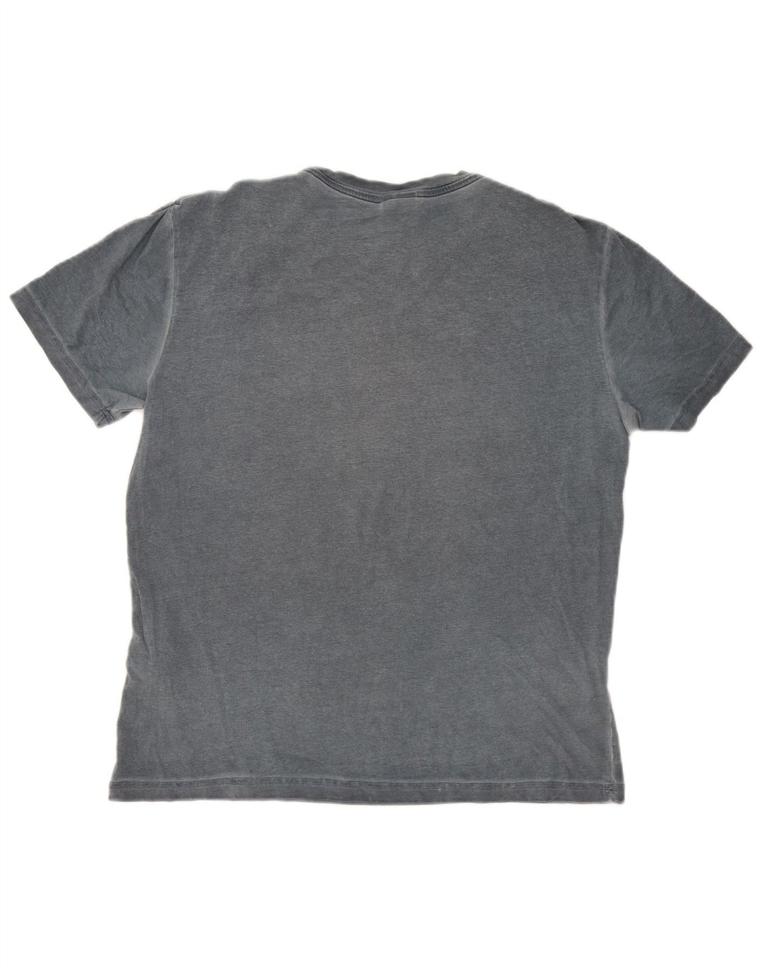 Camiseta gráfica masculina Diadora Top cinza médio algodão