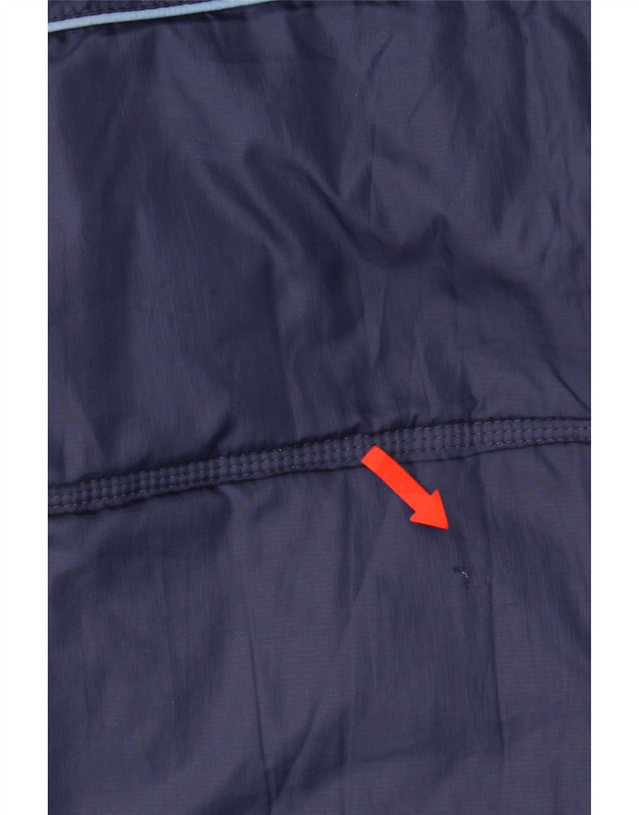 Jaqueta acolchoada com capuz gráfico Nike Boys 12-13 anos grande azul marinho