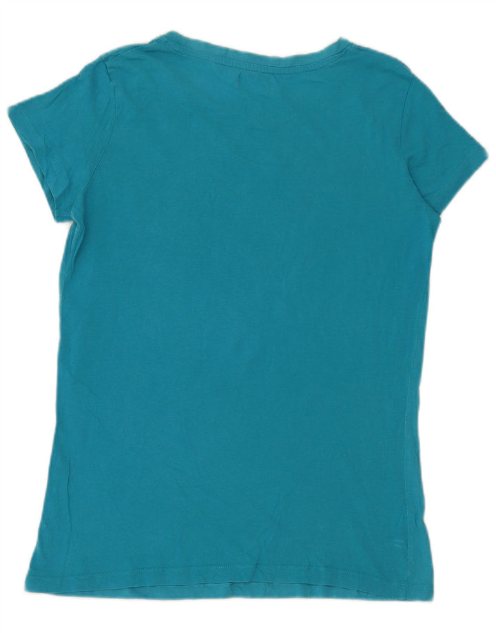 Camiseta feminina Kappa com estampa gráfica UK 14 grande azul