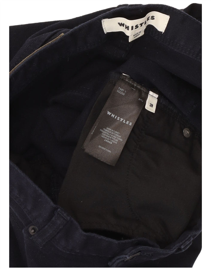 Calça jeans skinny feminina WHISTLE W28 L29 algodão azul marinho