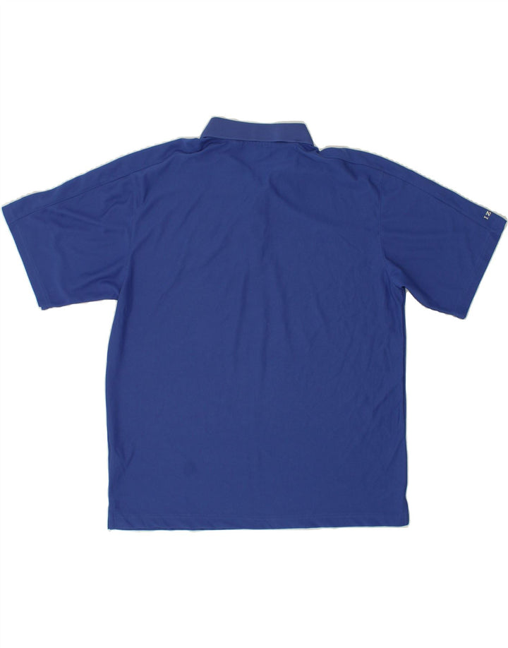 IZOD Mens Polo Shirt XL Blue Polyester Vintage Izod and Second-Hand Izod from Messina Hembry 