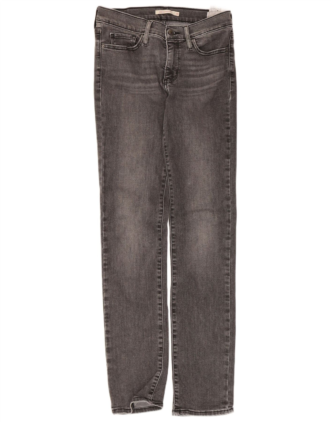 Calça jeans feminina Levi's 312 Shaping Slim W28 L32 cinza algodão