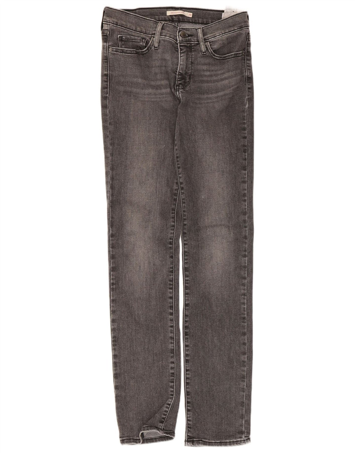 Calça jeans feminina Levi's 312 Shaping Slim W28 L32 cinza algodão