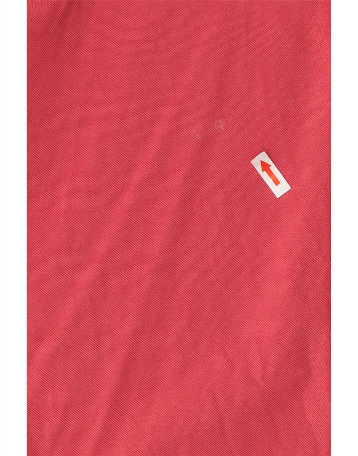 CREW CLOTHING Camisa polo masculina médio algodão rosa