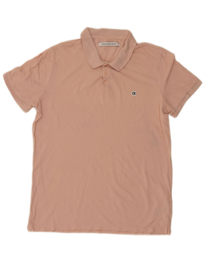 Camisa polo masculina CALVIN KLEIN JEANS XL algodão rosa