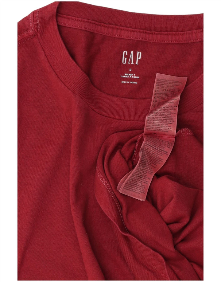 Camiseta masculina Gap Top pequeno algodão vermelho