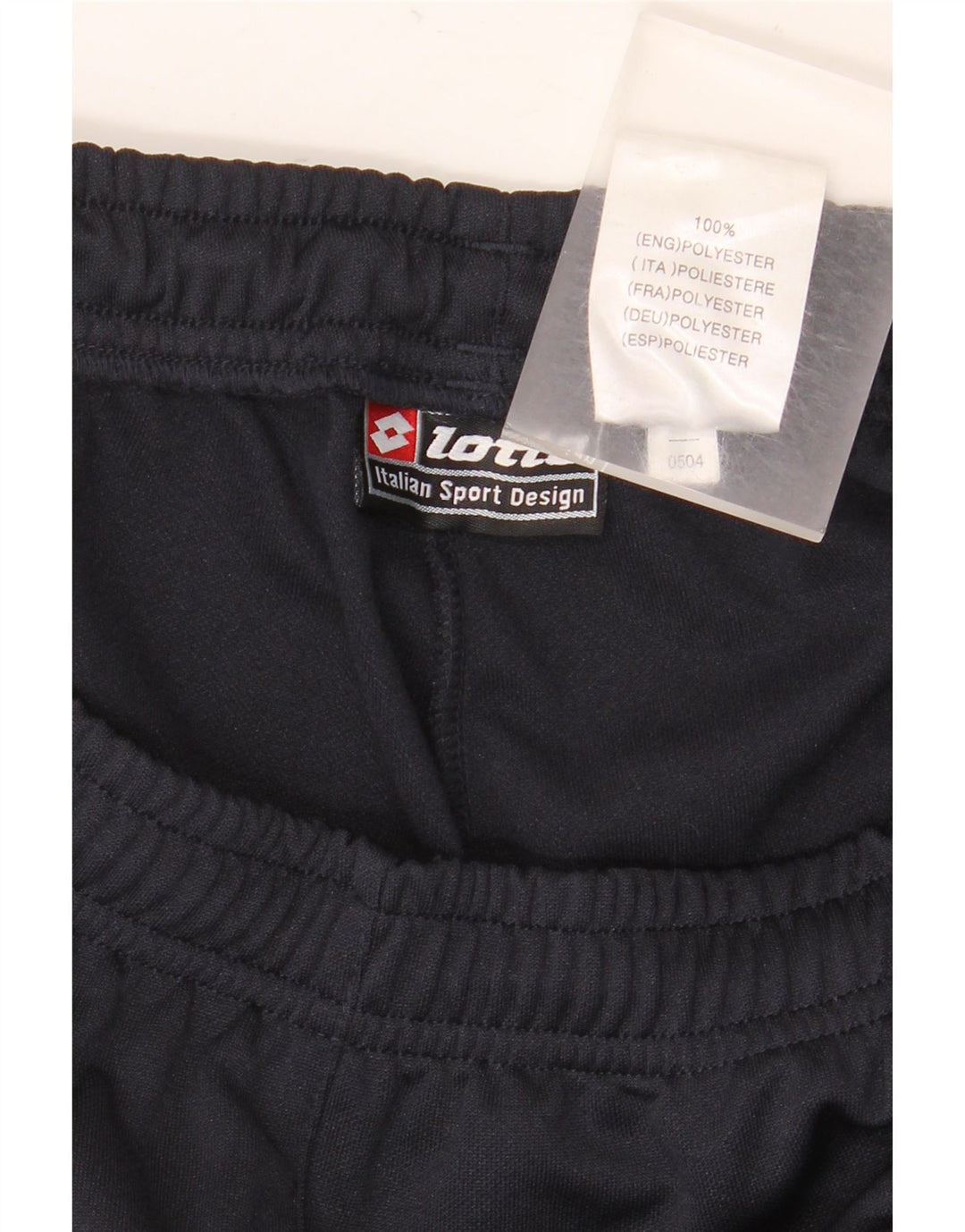 Calça de treino masculina Lotto UK 38/40 poliéster azul marinho médio