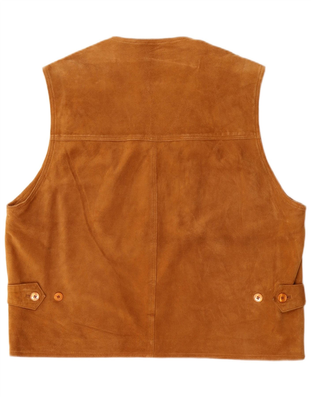 Podleyski masculino camurça gilet IT 56 3XL couro marrom