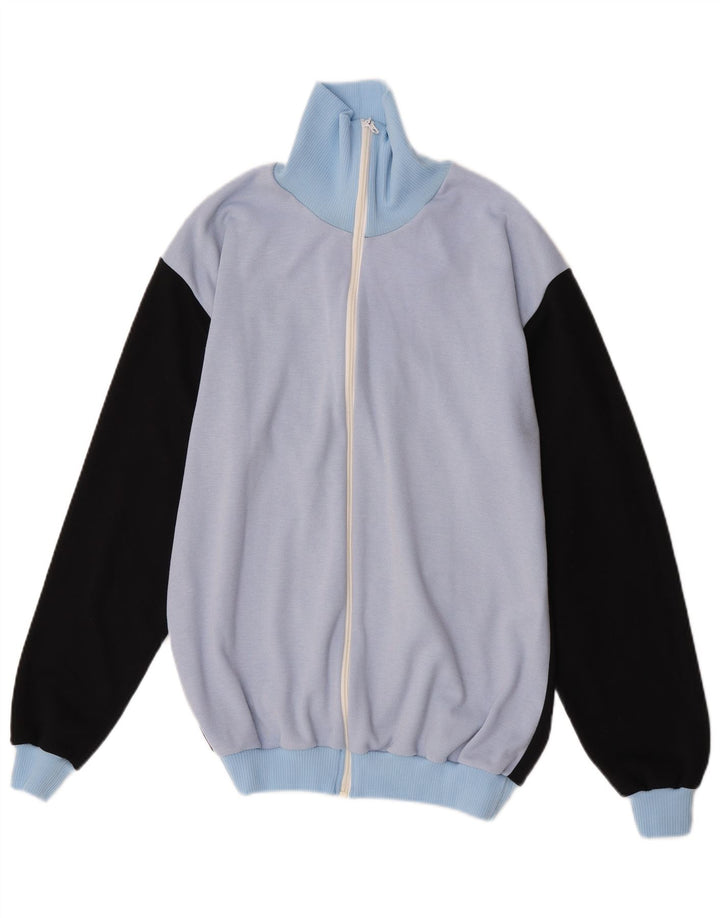 Apart Mens Treino Top Jacket EU 52 Large Blue Colourblock