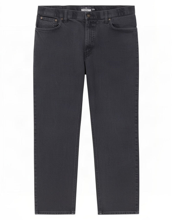 Calça jeans reta masculina Marks & Spencer Blue Harbor W36 L29 algodão marinho