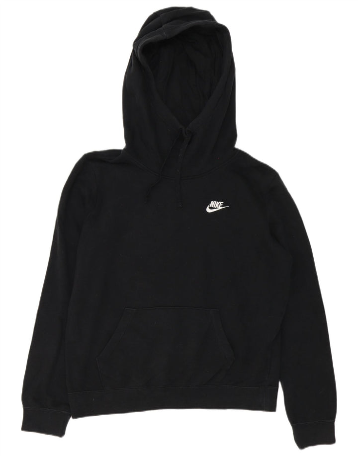 Nike Mens Hoodie Jumper Médio Algodão Preto