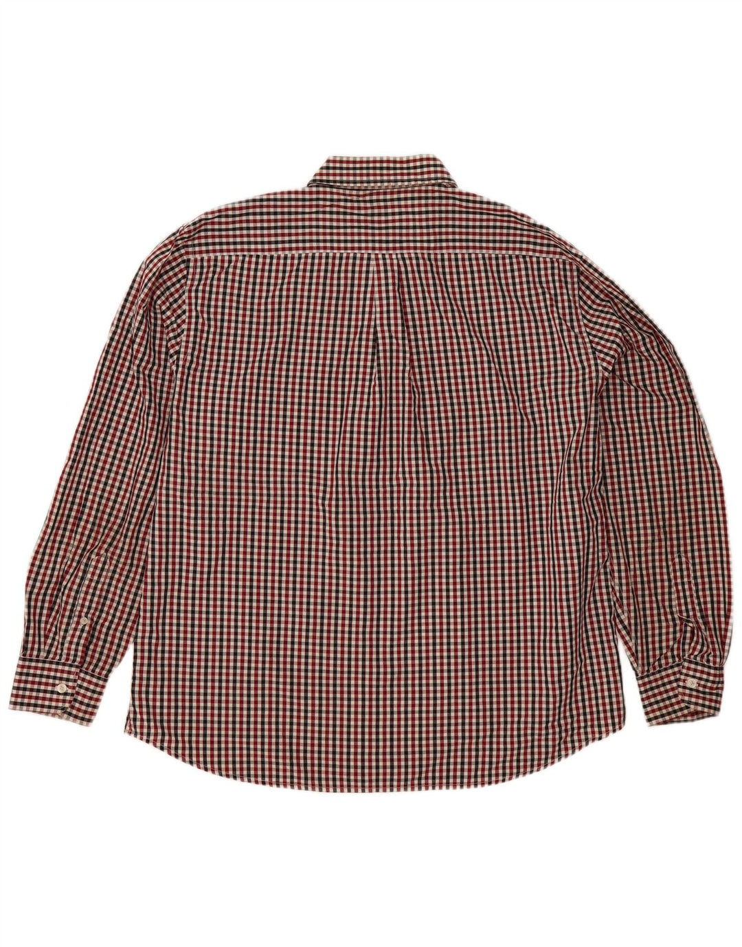 Camisa masculina Dockers XL vermelha algodão guingão
