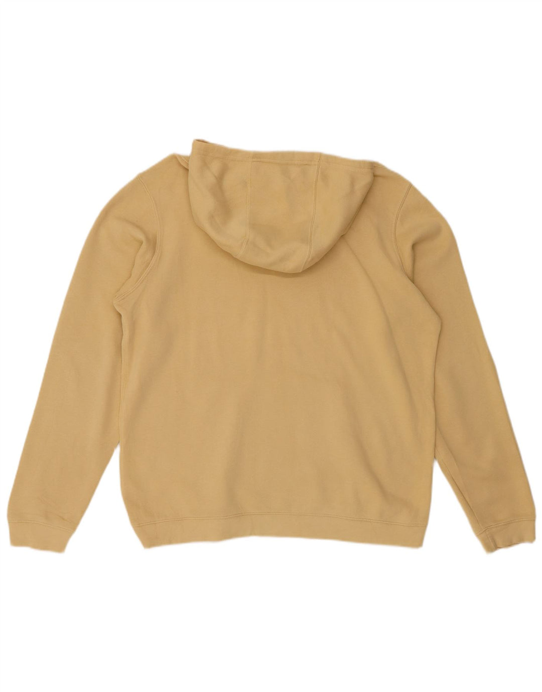 NIKE Mens Graphic Hoodie Jumper Médio Algodão Amarelo
