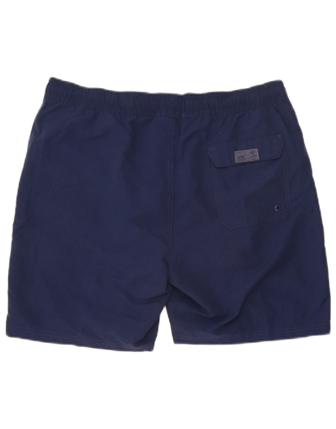 Izod Mens Slim Fit Shorts de natação grande poliéster azul marinho